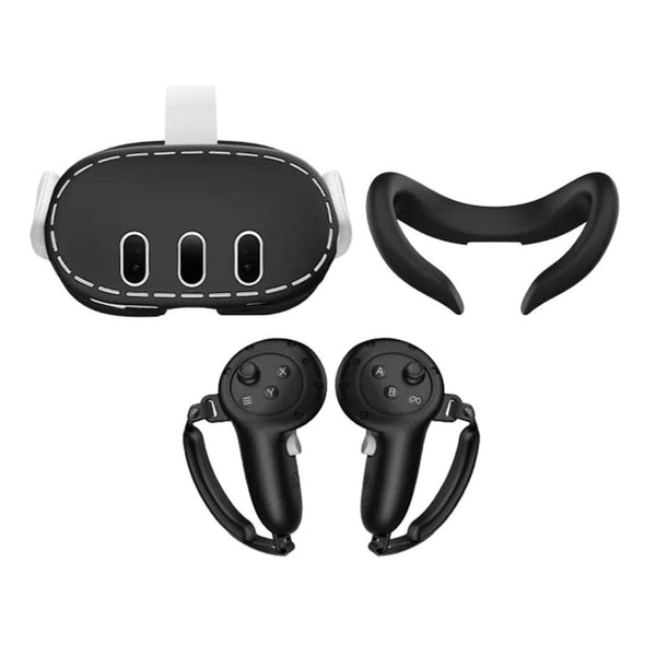 Housse De Protection Silicone 7 En 1 Pour Meta Quest 3 - Coque, Coussinet Nez, étui, Accessoires